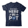 I'm Just Here For The Pot Funny Poker T-Shirt & Hoodie | Teecentury.com