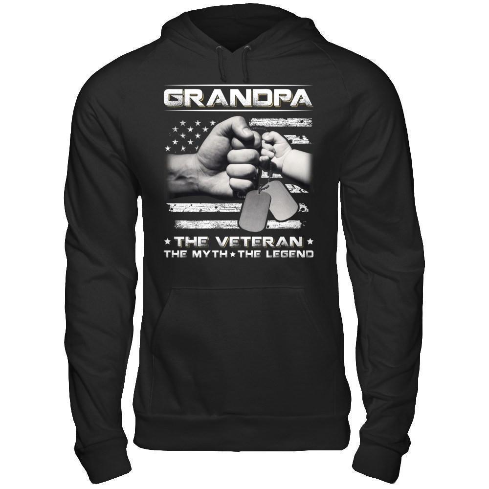Grandpa The Veteran The Myth The Legend T-Shirt & Hoodie | Teecentury.com