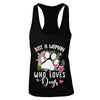 Just A Woman Who Loves Dogs T-Shirt & Tank Top | Teecentury.com