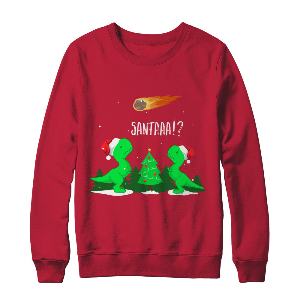 Funny Christmas Dinosaur Gift Cool Dinosaurs Lovers T-Shirt & Sweatshirt | Teecentury.com