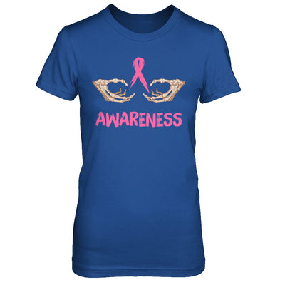 Breast Cancer Skeleton Hand Scary Halloween T-Shirt & Sweatshirt | Teecentury.com