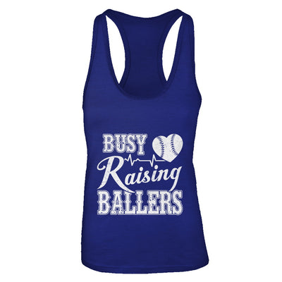 Busy Raising Ballers Baseball T-Shirt & Tank Top | Teecentury.com