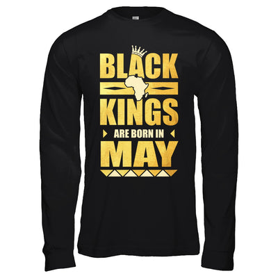 Black Kings Are Born In May Birthday T-Shirt & Hoodie | Teecentury.com