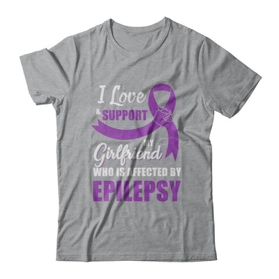 Epilepsy Awareness Support Purple Girlfriend Boyfriend T-Shirt & Hoodie | Teecentury.com