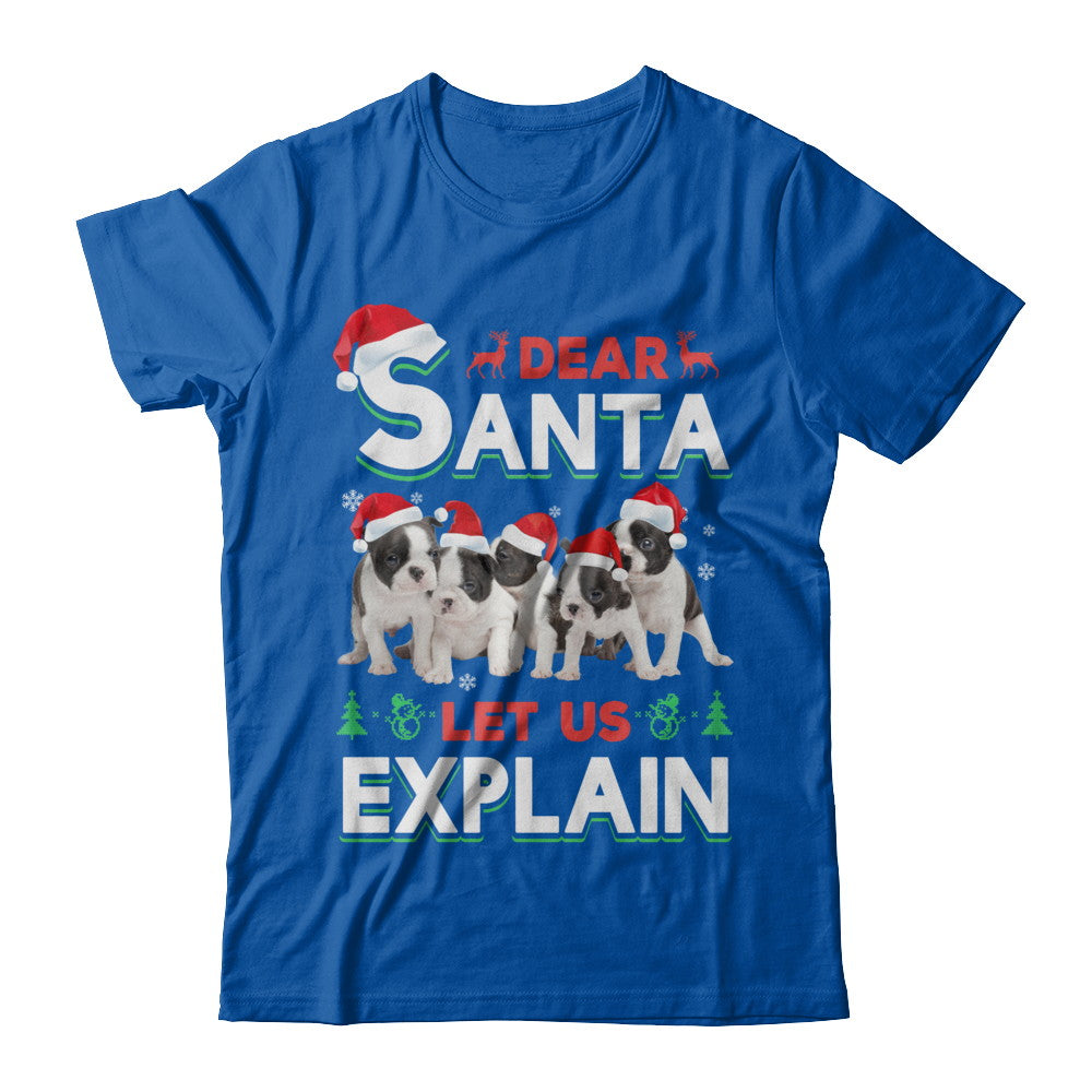 Dear Santa Funny Pit bull Puppies Christmas Gift T-Shirt & Hoodie | Teecentury.com