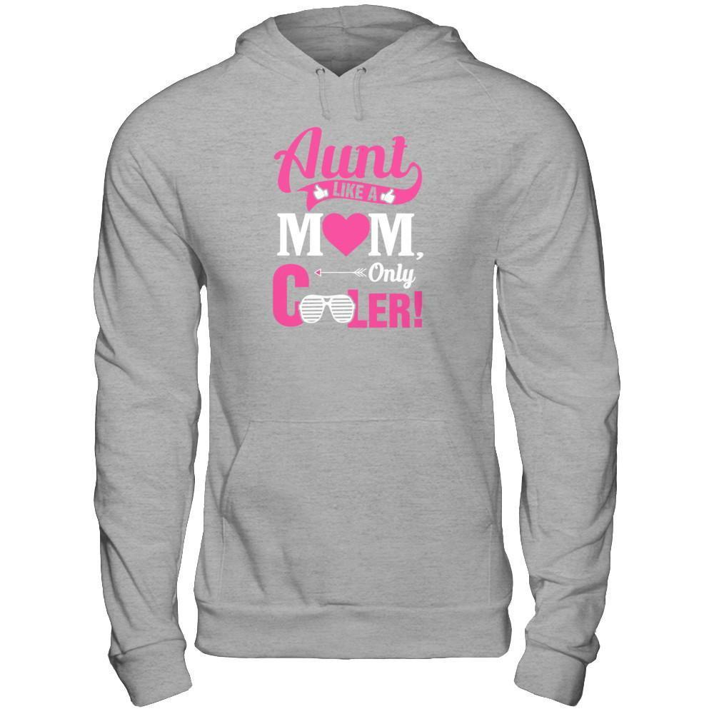 Aunt Like A Mom Only Cooler T-Shirt & Tank Top | Teecentury.com