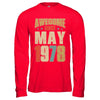 Vintage Retro Awesome Since May 1978 44th Birthday T-Shirt & Hoodie | Teecentury.com