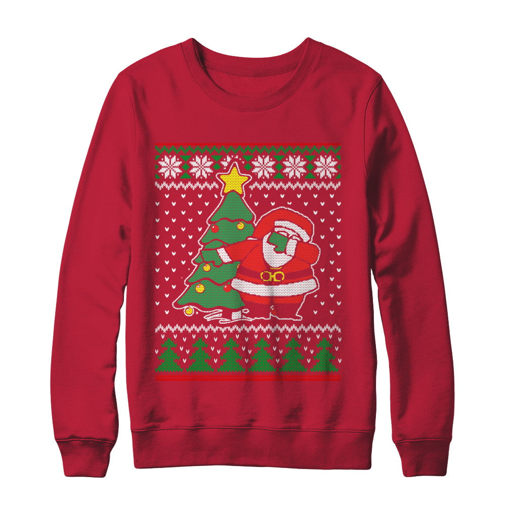 Dabbing Santa Ugly Sweater Christmas T-Shirt & Sweatshirt | Teecentury.com