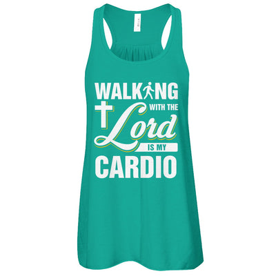 Walking With The Lord Is My Cardio T-Shirt & Tank Top | Teecentury.com