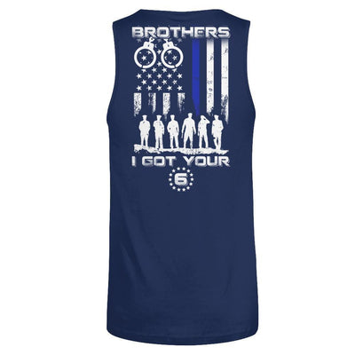 Brothers I Got Your Six Police Thin Blue Line T-Shirt & Hoodie | Teecentury.com
