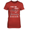 Red Plaid I Have Two Titles Mom And Grammy T-Shirt & Hoodie | Teecentury.com