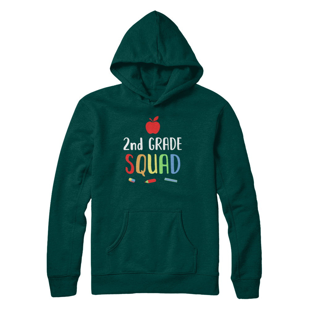 2nd Grade Squad Back To School Teacher Second Grade T-Shirt & Hoodie | Teecentury.com