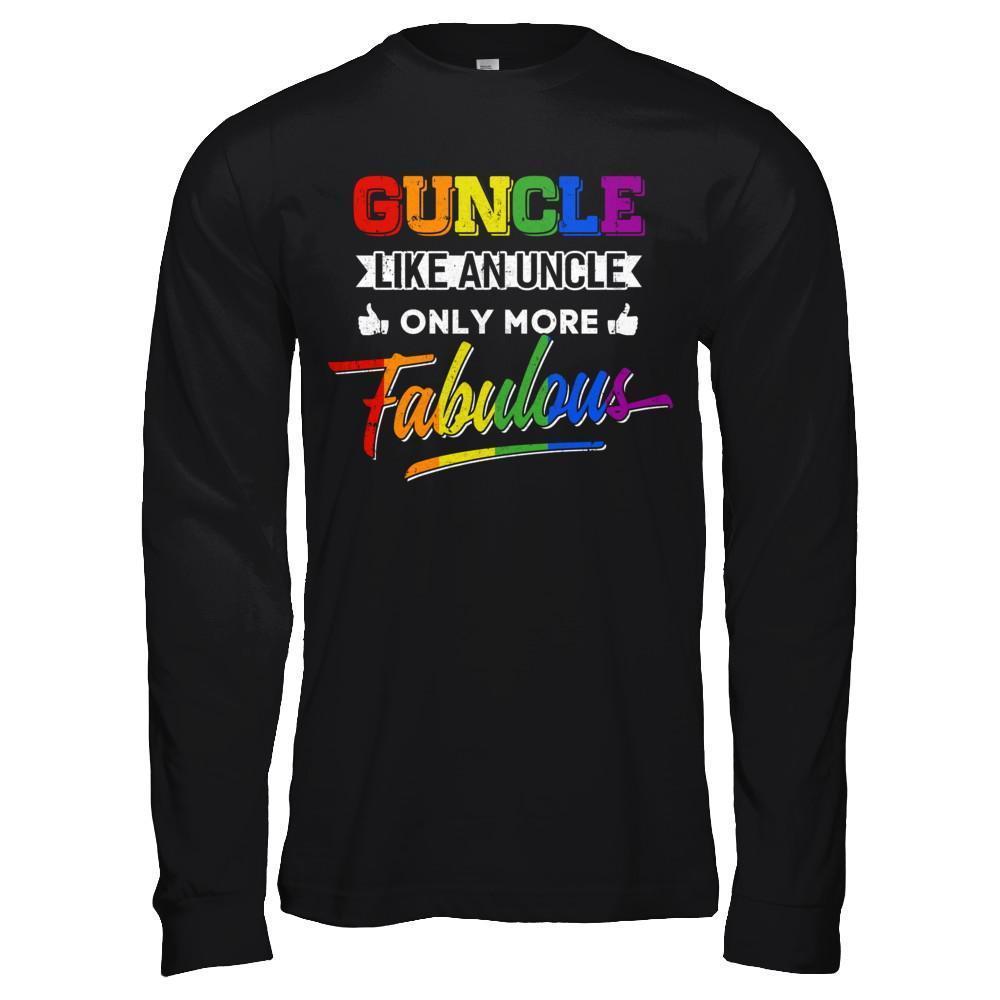 Guncle Gay Uncle More Fabulous Lgbt Rainbow T-Shirt & Hoodie | Teecentury.com