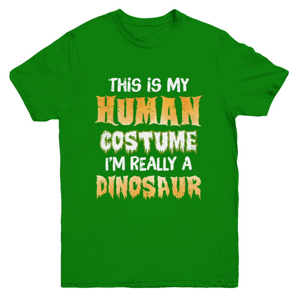 This Is My Human Costume Dinosaur T-Rex Halloween Youth Youth Shirt | Teecentury.com