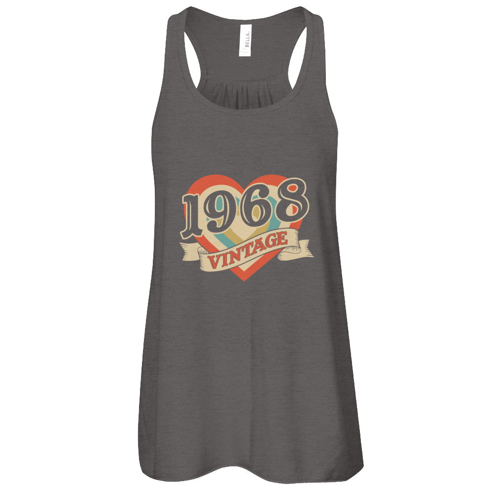 Vintage Retro Classic Heart Made In 1968 T-Shirt & Tank Top | Teecentury.com