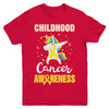 Childhood Cancer Awareness Cute Unicorn Warrior Youth Youth Shirt | Teecentury.com