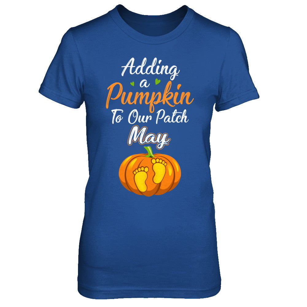 Halloween Pumpkin Pregnancy Mom Due Date In May 2022 T-Shirt & Hoodie | Teecentury.com