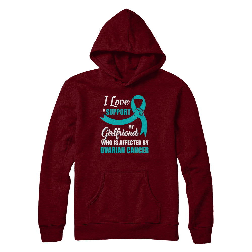 Ovarian Cancer Awareness Support Teal Girlfriend Boyfriend T-Shirt & Hoodie | Teecentury.com
