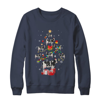 Farmer Cow Christmas Tree Decor Xmas Gift T-Shirt & Sweatshirt | Teecentury.com