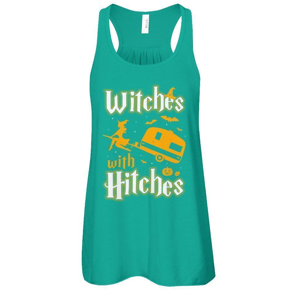 Witches With Hitches Camping Funny Halloween T-Shirt & Tank Top | Teecentury.com
