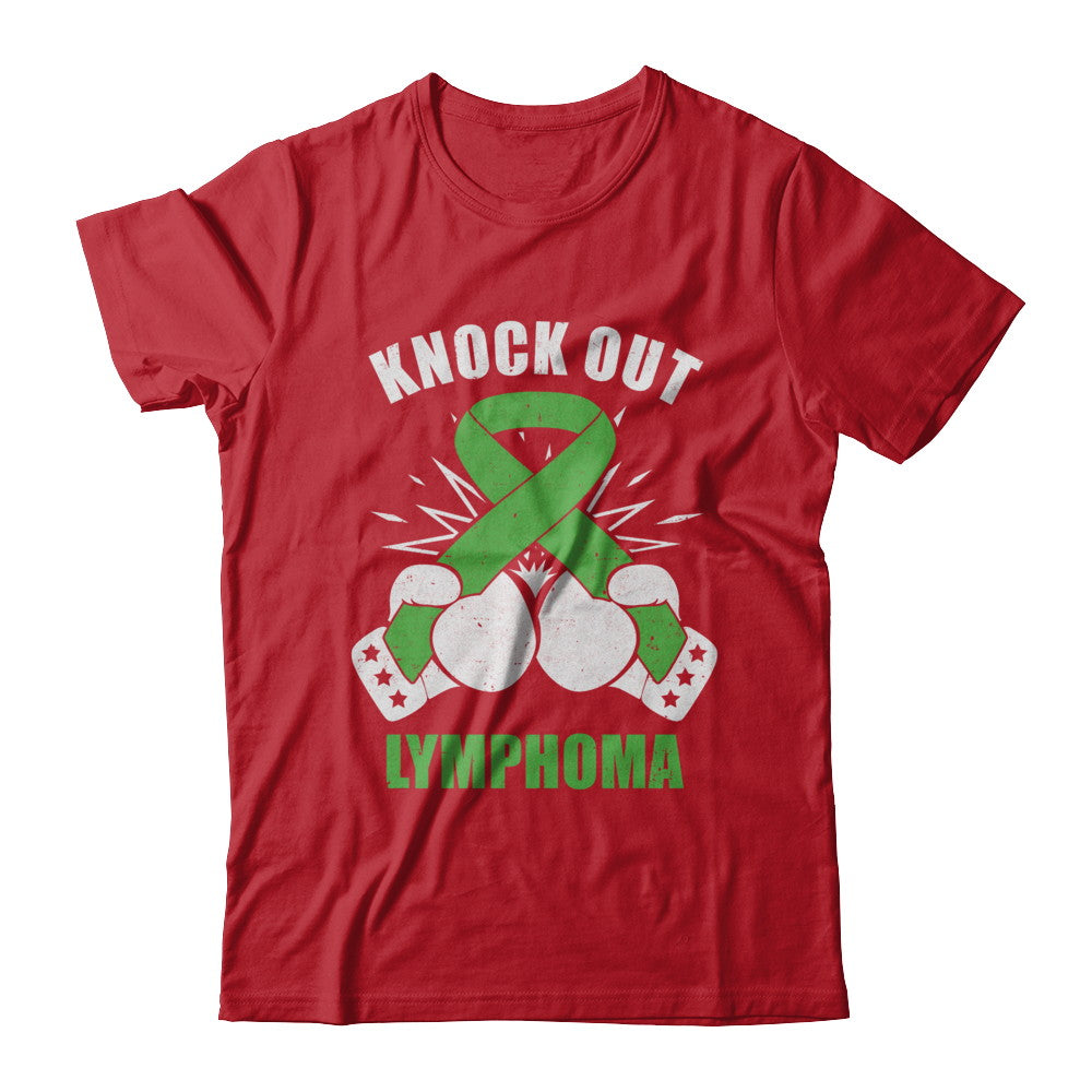 Boxing knock out Lymphoma Awareness Support T-Shirt & Hoodie | Teecentury.com