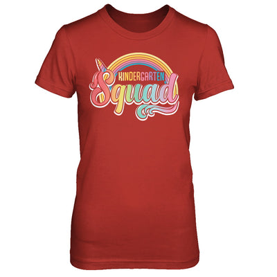 Kindergarten Squad Cute Rainbow Unicorn Back To School T-Shirt & Hoodie | Teecentury.com