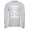 Lawyer Graduation A Woman's Place Is In The Courtroom T-Shirt & Hoodie | Teecentury.com