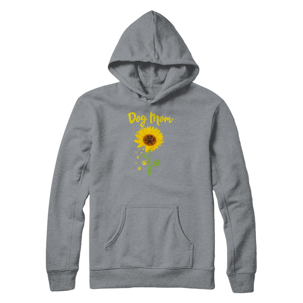 Funny Sunflower Dog Mom Paw Lover Mothers Day T-Shirt & Tank Top | Teecentury.com