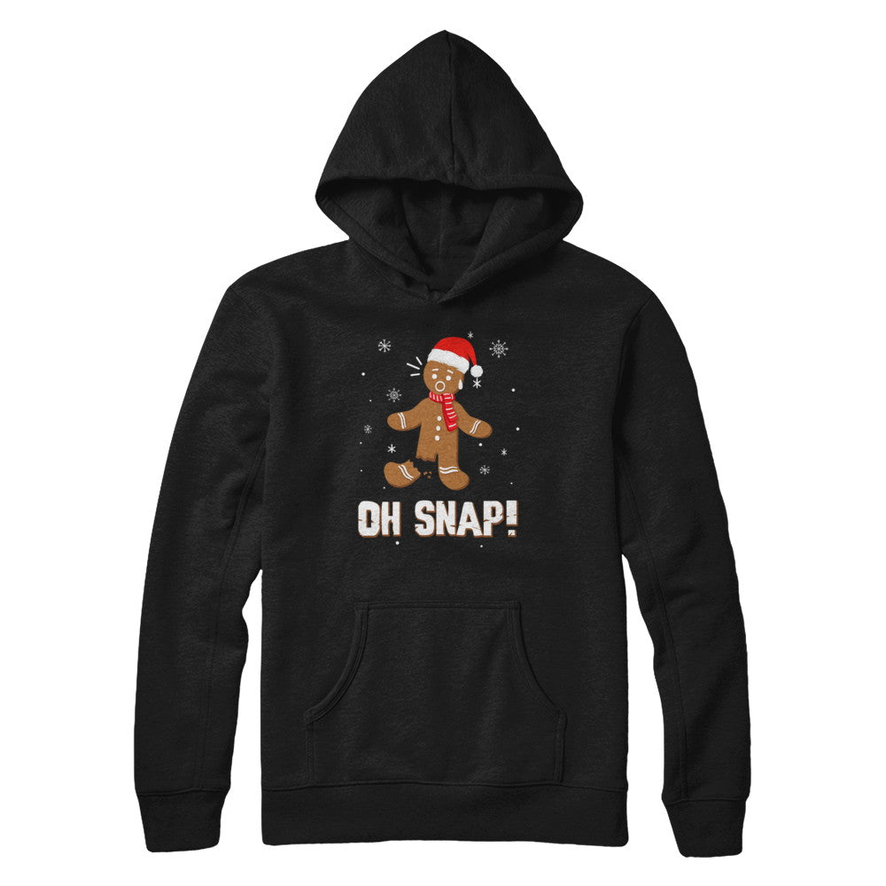 Oh Snap Funny Gingerbread Man Cute Christmas T-Shirt & Sweatshirt | Teecentury.com