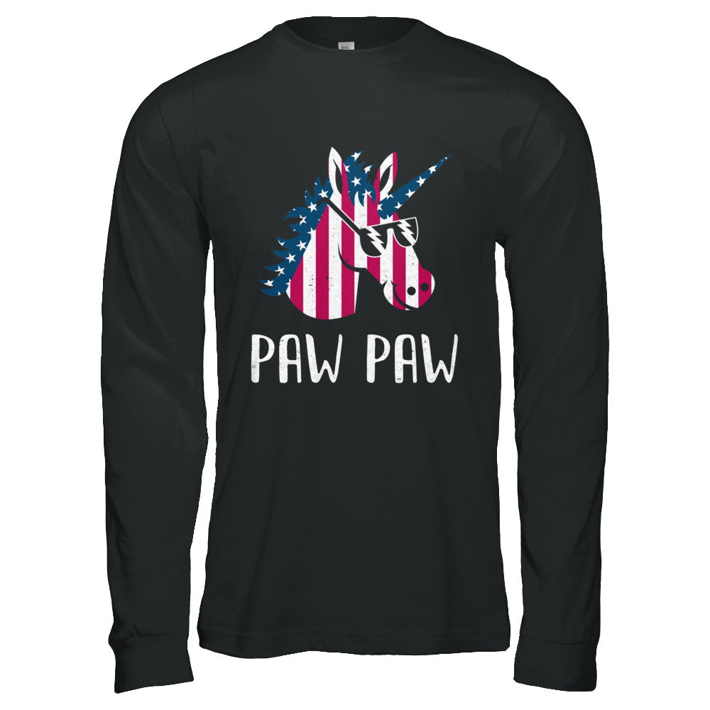 Patriotic Paw Paw Unicorn Americorn 4Th Of July T-Shirt & Hoodie | Teecentury.com