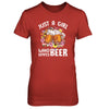 Just A Woman Who Loves Beer T-Shirt & Tank Top | Teecentury.com