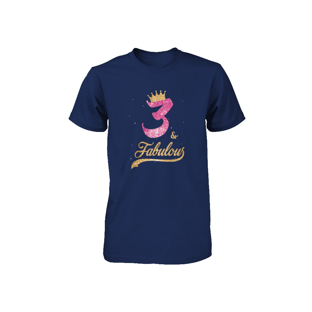 3Th And Fabulous Three Birthday Youth Youth Shirt | Teecentury.com