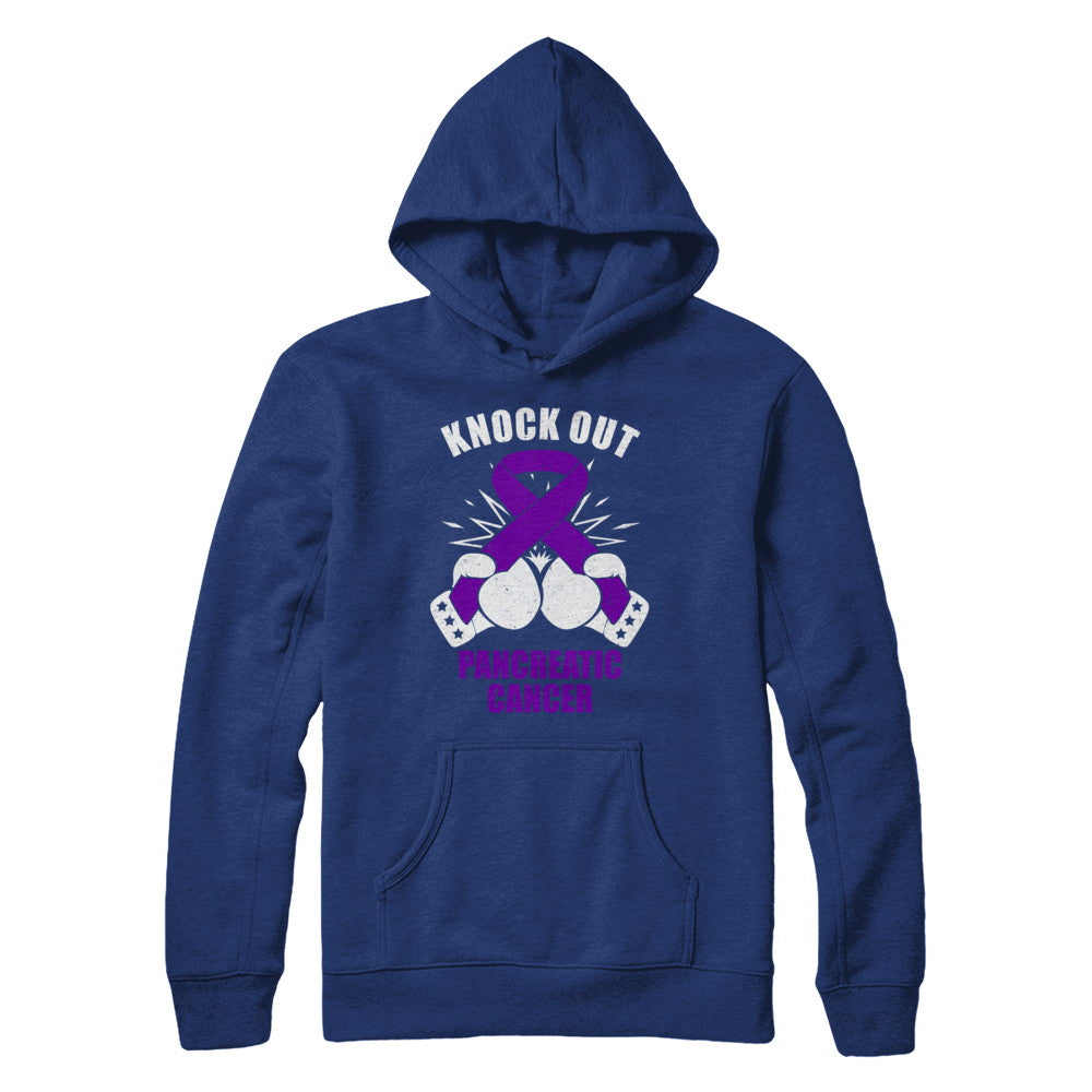 Boxing knock out Pancreatic Cancer Awareness Support T-Shirt & Hoodie | Teecentury.com