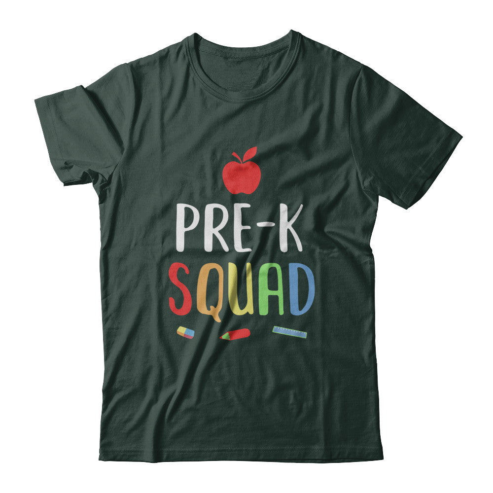 Pre-K Preschool Squad Back To School Teacher Gift T-Shirt & Hoodie | Teecentury.com