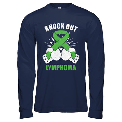 Boxing knock out Lymphoma Awareness Support T-Shirt & Hoodie | Teecentury.com