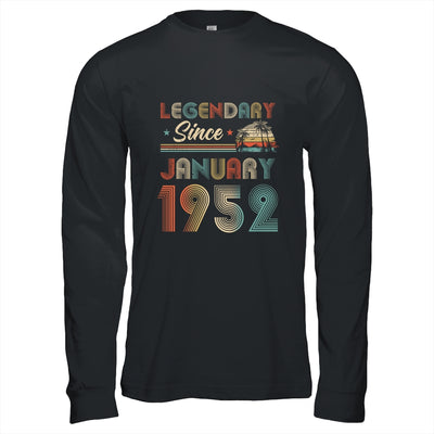 70th Birthday 70 Years Old Legendary Since January 1952 T-Shirt & Hoodie | Teecentury.com