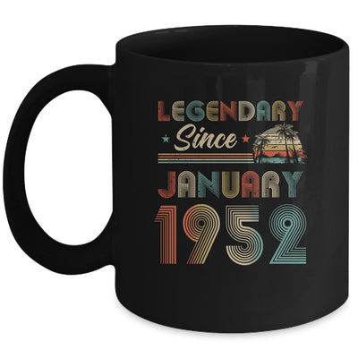 70th Birthday 70 Years Old Legendary Since January 1952 Mug Coffee Mug | Teecentury.com