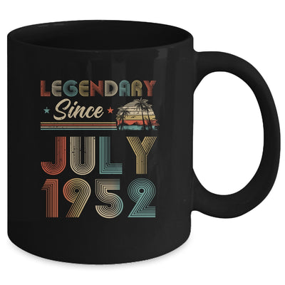 70th Birthday 70 Years Old Legendary Since July 1952 Mug Coffee Mug | Teecentury.com