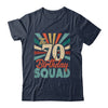 70th Birthday Squad Vintage Retro Funny 70 Year Old Birthday T-Shirt & Hoodie | Teecentury.com