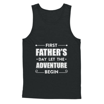 First Father's Day Let The Adventure Begin Daddy T-Shirt & Hoodie | Teecentury.com