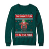Oh What Fun It Is To Ride Motorcycle Christmas Sweater T-Shirt & Sweatshirt | Teecentury.com