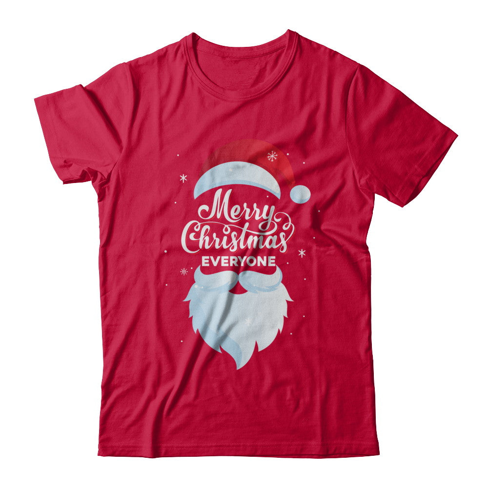 Santa Claus Merry Christmas Everyone Message For Xmas T-Shirt & Sweatshirt | Teecentury.com