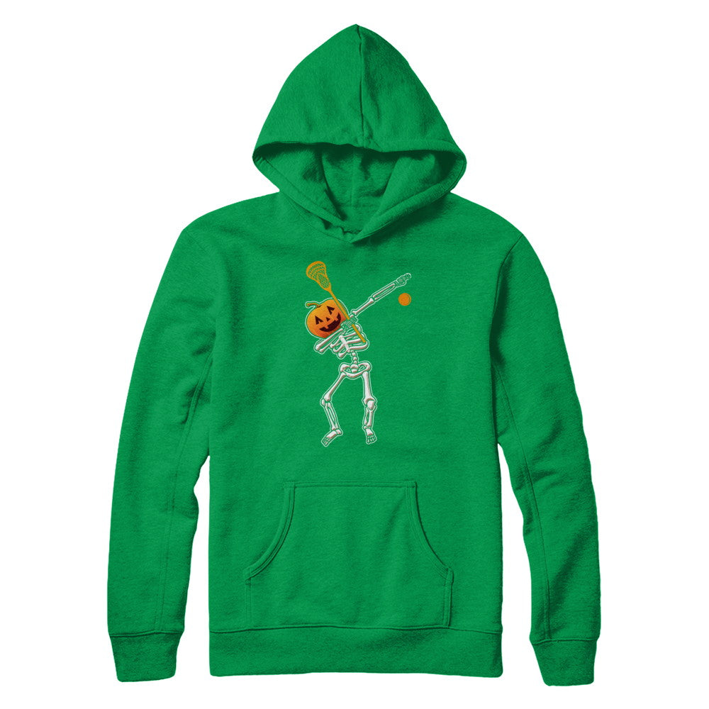 Halloween Dabbing Skeleton Lacrosse T-Shirt & Hoodie | Teecentury.com