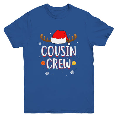 Cousin Crew Reindeer Matching Family Christmas Youth Youth Shirt | Teecentury.com