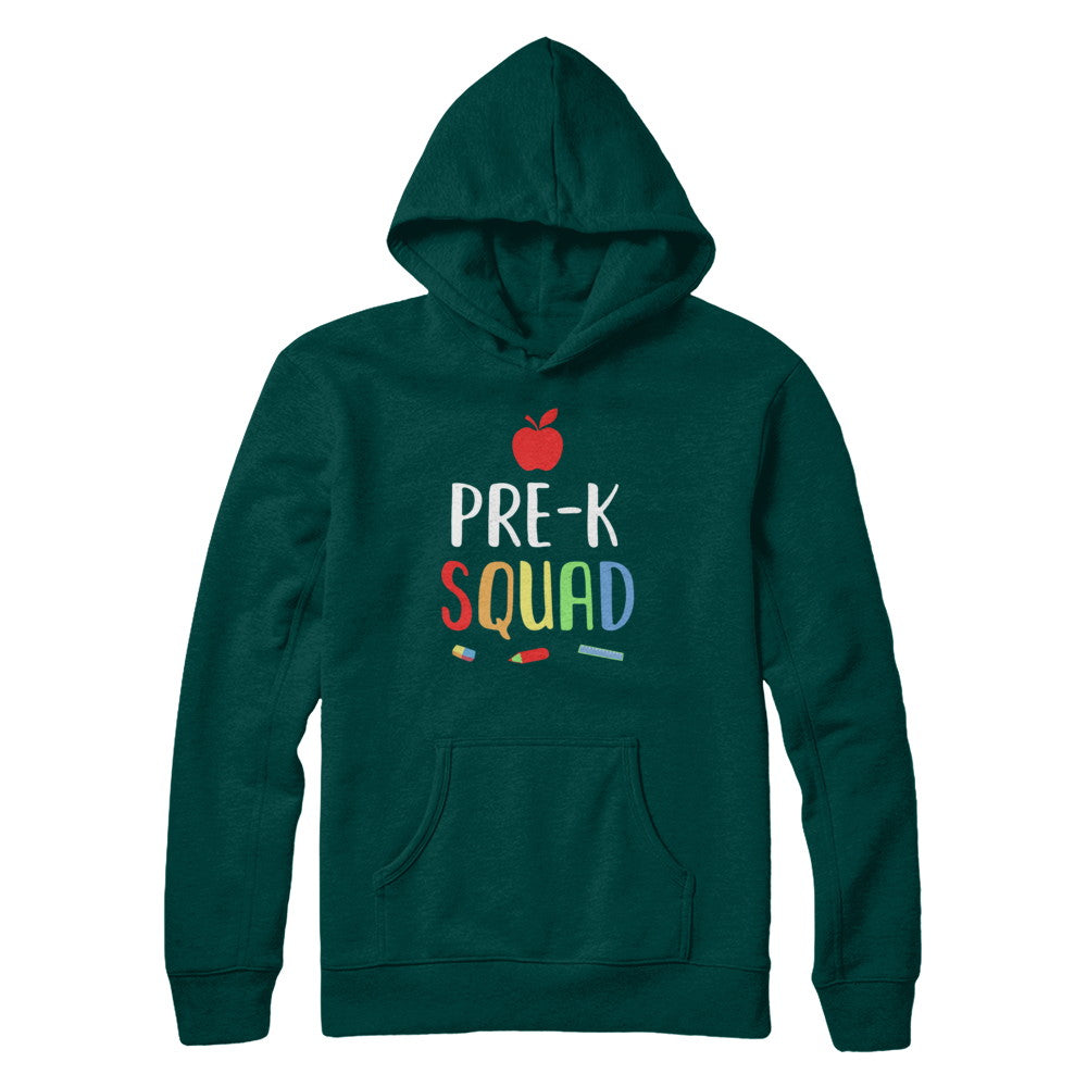 Pre-K Preschool Squad Back To School Teacher Gift T-Shirt & Hoodie | Teecentury.com
