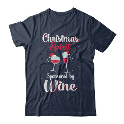 Holiday Party Christmas Spirit Sponsored By Wine T-Shirt & Sweatshirt | Teecentury.com