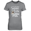 A Woman Cannot Survive On Reading Alone Pug T-Shirt & Tank Top | Teecentury.com