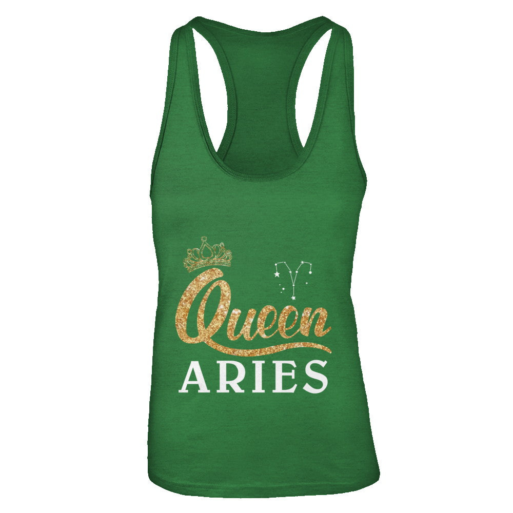 April 16th Birthday Queen Aries Zodiac Shirt Women