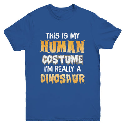 This Is My Human Costume Dinosaur T-Rex Halloween Youth Youth Shirt | Teecentury.com