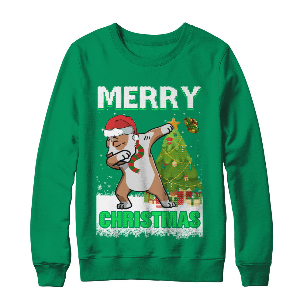 Cute Pit bull Claus Merry Christmas Ugly Sweater T-Shirt & Sweatshirt | Teecentury.com